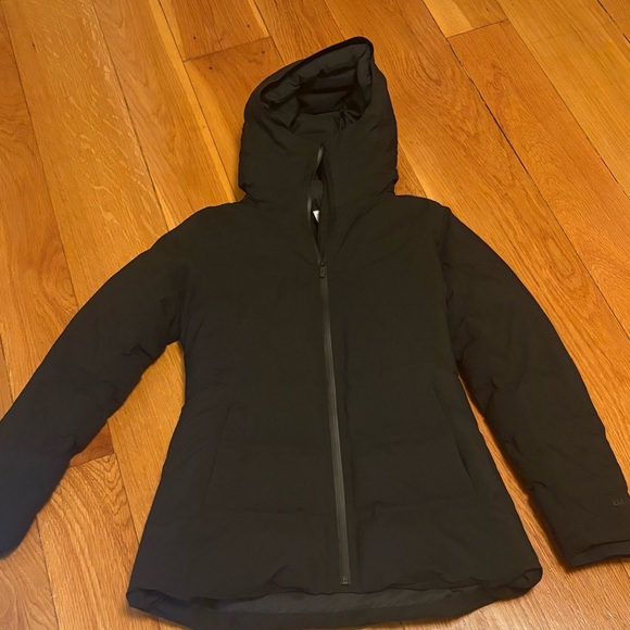 Lululemon StretchSeal Sleet Street 600 Down Fill Jacket Coat Black - Picture 2 of 4